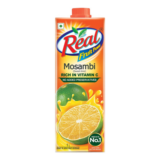 REAL FRUIT MOOSAMBI JUICE 1LTR